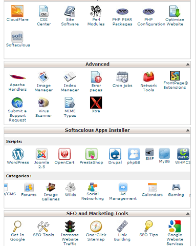 World Wide Myanmar : cPanel Features 