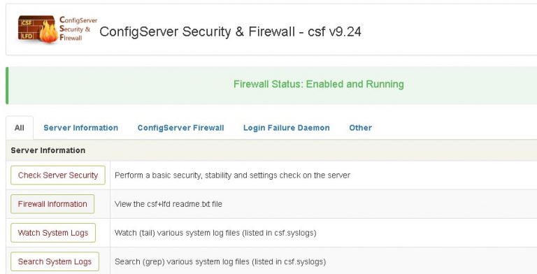 Config Server Firewall (or CSF) အကြောင်း သိကောင်းစရာ – Web Design ...